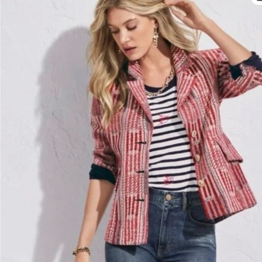 Cabi Patchwork Blazer - image 1